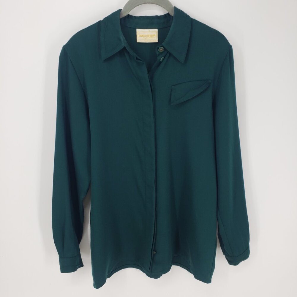 Geiger Vintage Wool Button Down Shirt